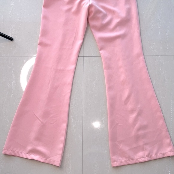 CLUB LONDON PINK HIGH WAIST WIDE LEG PANTS Size 6 in women - Picture 8 of 8